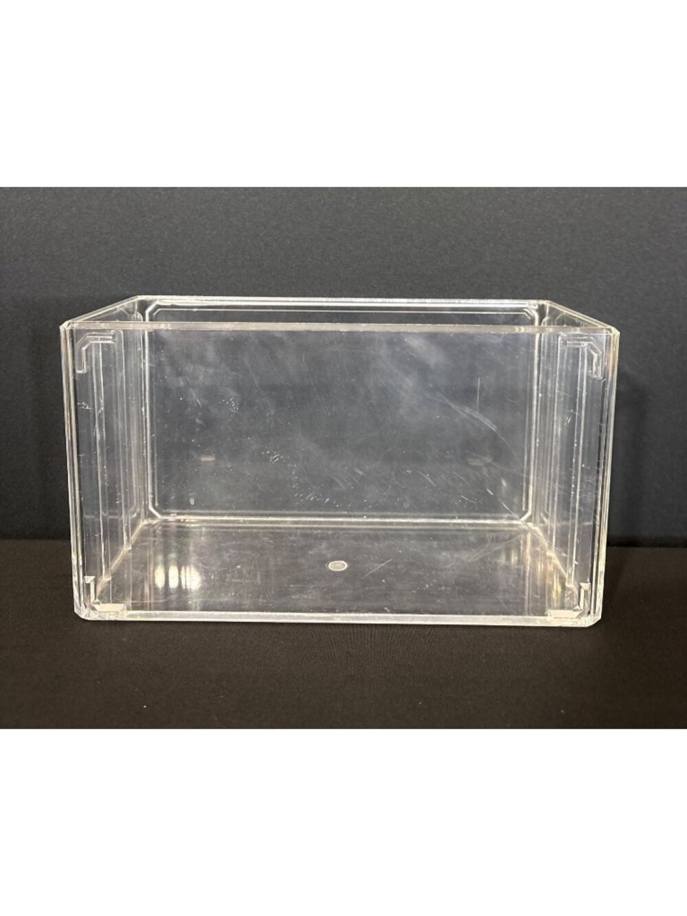 Clear Acrylic Multi-Compartment Makeup Organizer Rectangular Bin Storage Vanity - Picture 9 of 15